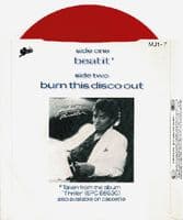 MICHAEL JACKSON Beat It Vinyl Record 7 Inch Epic 1983 Red Vinyl.